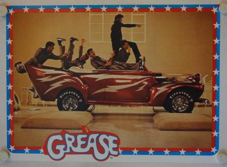 Grease original release german movie poster set